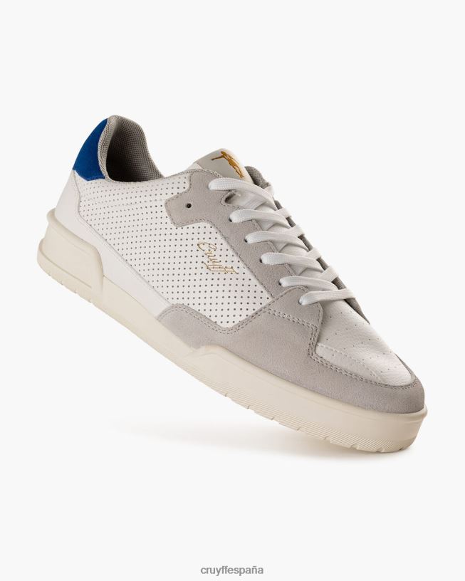 Copa gemela heredada Cruyff hombres blanco azul D6DNB152 zapatillas