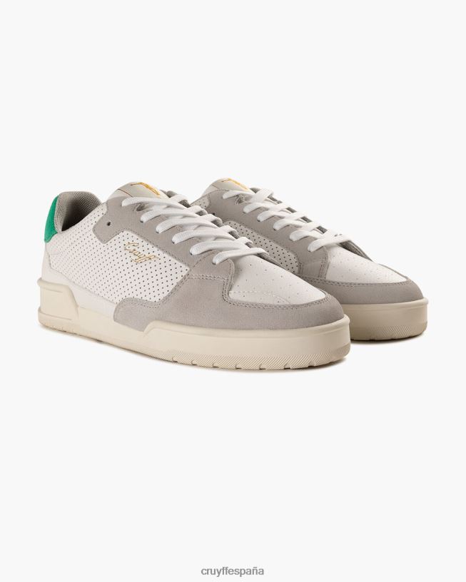 Copa gemela heredada Cruyff hombres blanco verde D6DNB153 zapatillas