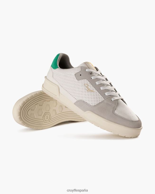 Copa gemela heredada Cruyff hombres blanco verde D6DNB153 zapatillas