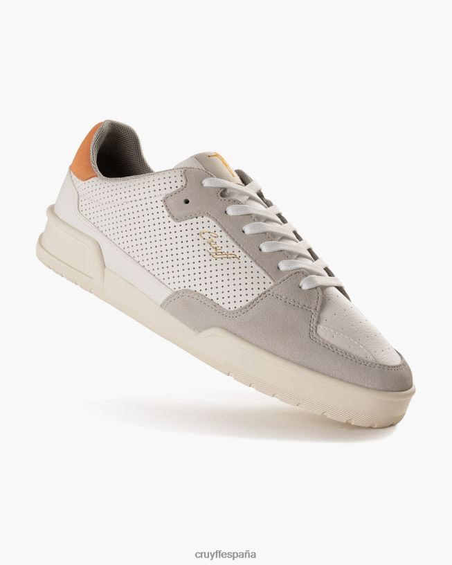 Copa gemela heredada Cruyff hombres blanco/naranja D6DNB154 zapatillas