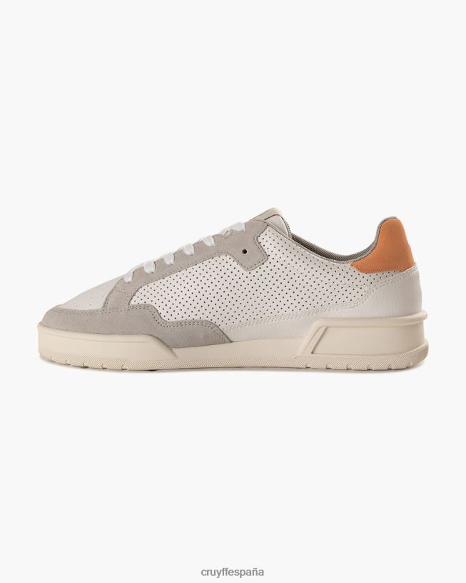 Copa gemela heredada Cruyff hombres blanco/naranja D6DNB154 zapatillas