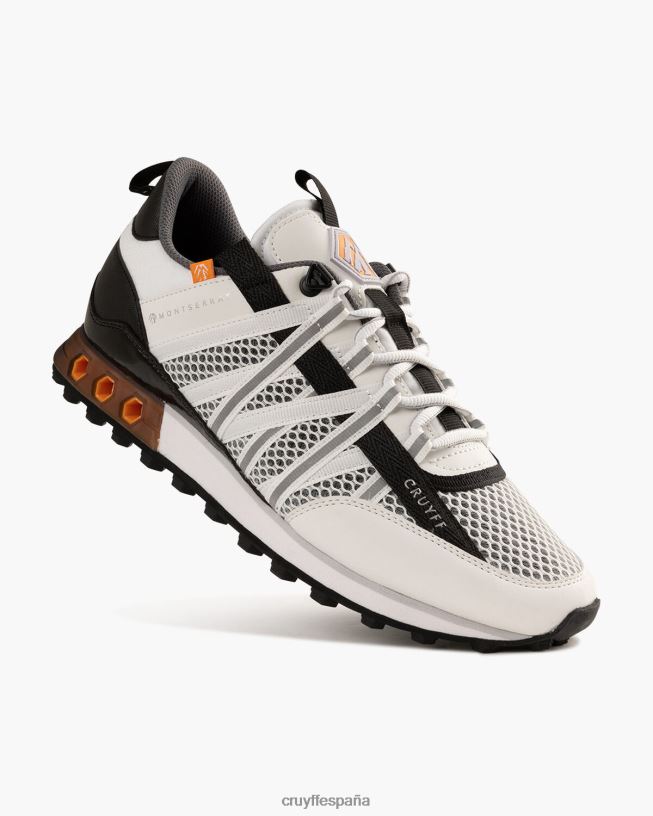 Feia Montserrat Cruyff hombres blanco/naranja D6DNB336 zapatillas