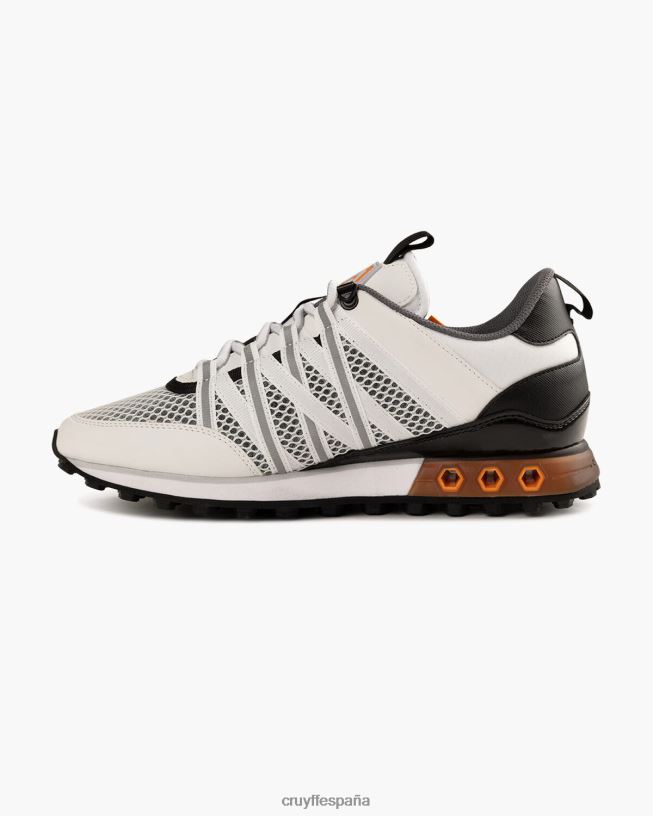 Feia Montserrat Cruyff hombres blanco/naranja D6DNB336 zapatillas