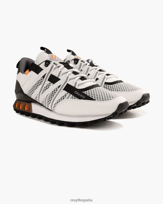 Feia Montserrat Cruyff hombres blanco/naranja D6DNB336 zapatillas