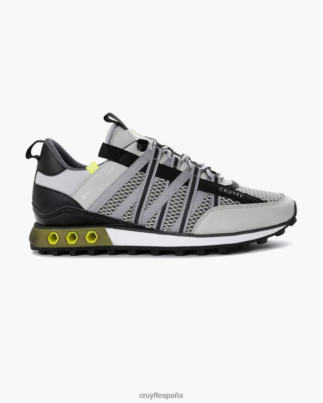Feia Montserrat Cruyff hombres gris/amarillo D6DNB272 zapatillas