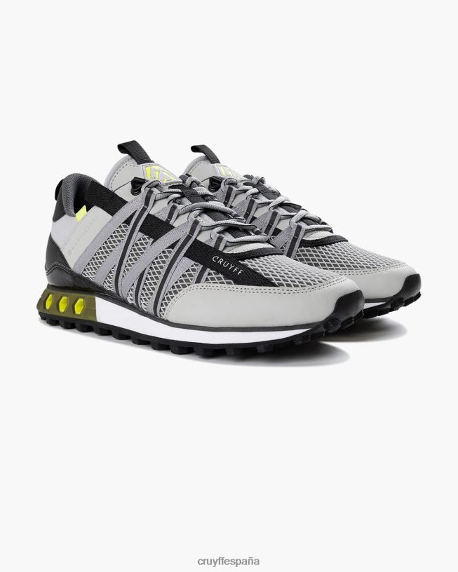 Feia Montserrat Cruyff hombres gris/amarillo D6DNB272 zapatillas