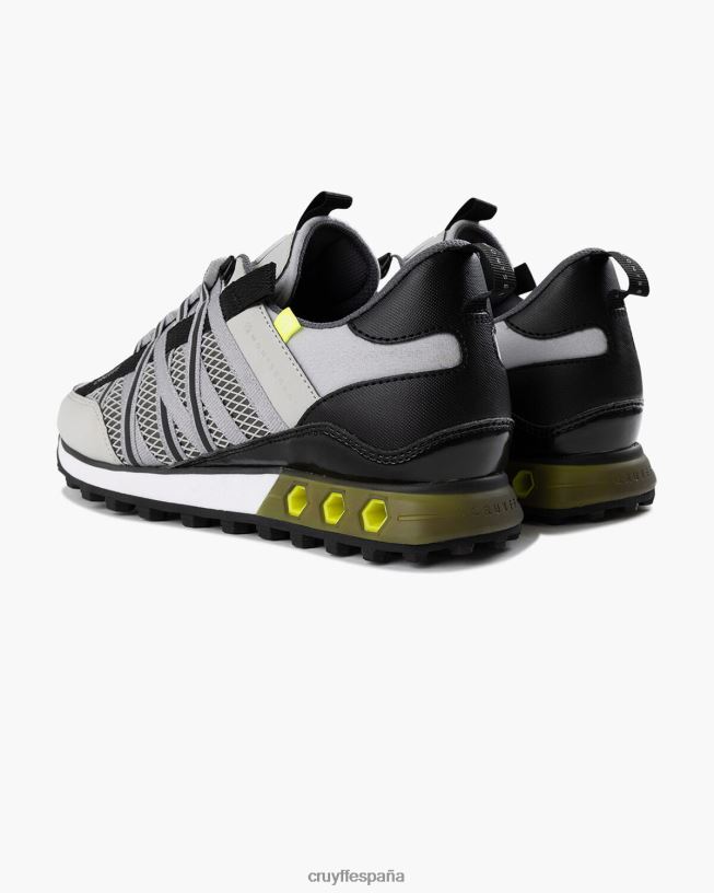 Feia Montserrat Cruyff hombres gris/amarillo D6DNB272 zapatillas