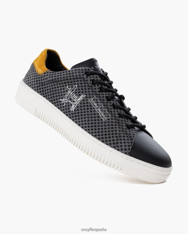 Juana Cruyff hombres gris negro D6DNB321 zapatillas