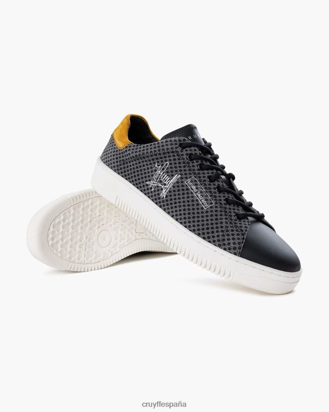 Juana Cruyff hombres gris negro D6DNB321 zapatillas