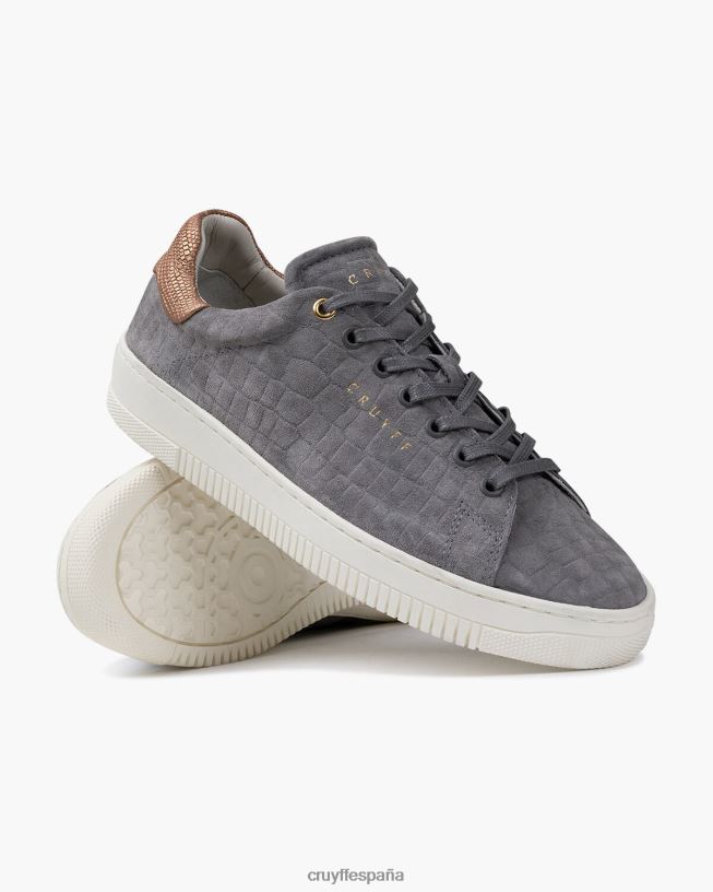 Juana Cruyff mujer gris D6DNB1024 zapatillas