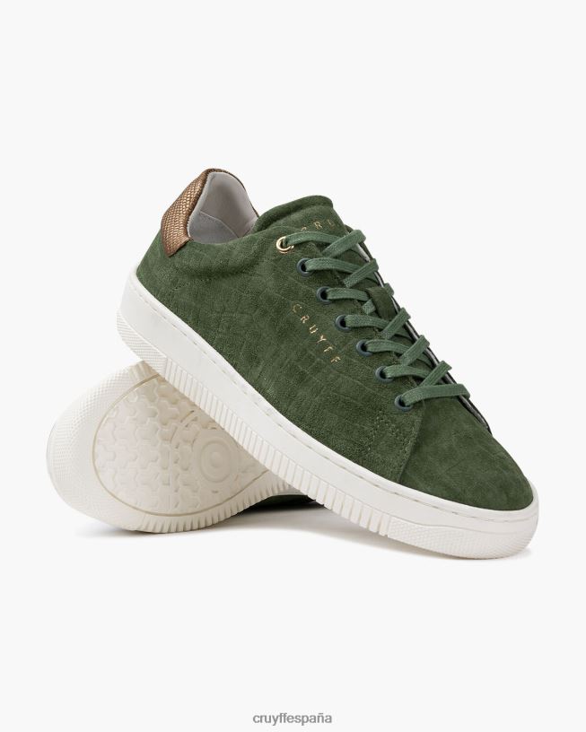 Juana Cruyff mujer verde D6DNB1026 zapatillas