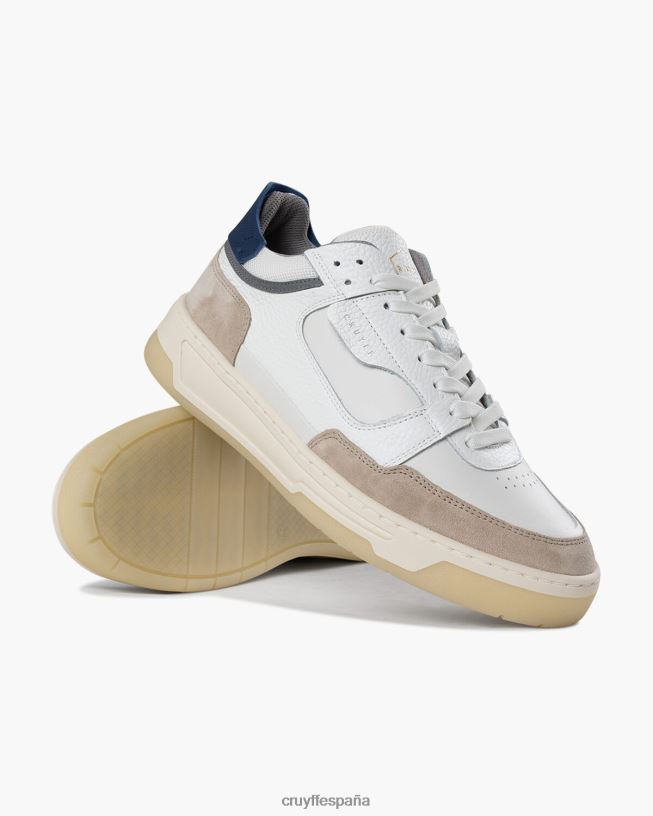 Nemes medio Cruyff hombres blanco azul D6DNB285 zapatillas