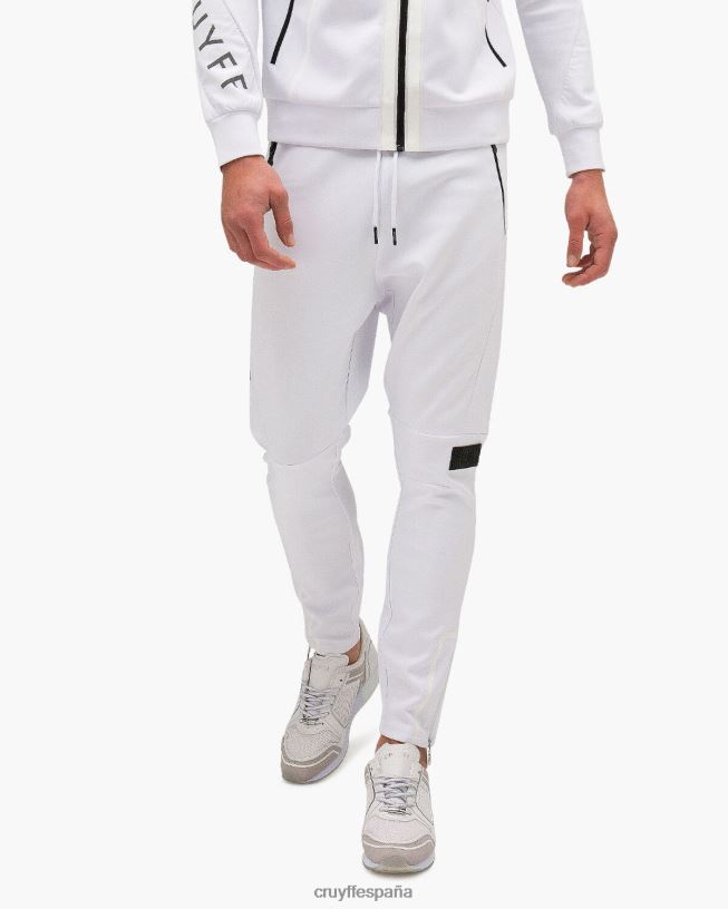 Pantalones de buceo lusso 95  poliéster/5  spandex Cruyff hombres blanco D6DNB792 pantalones
