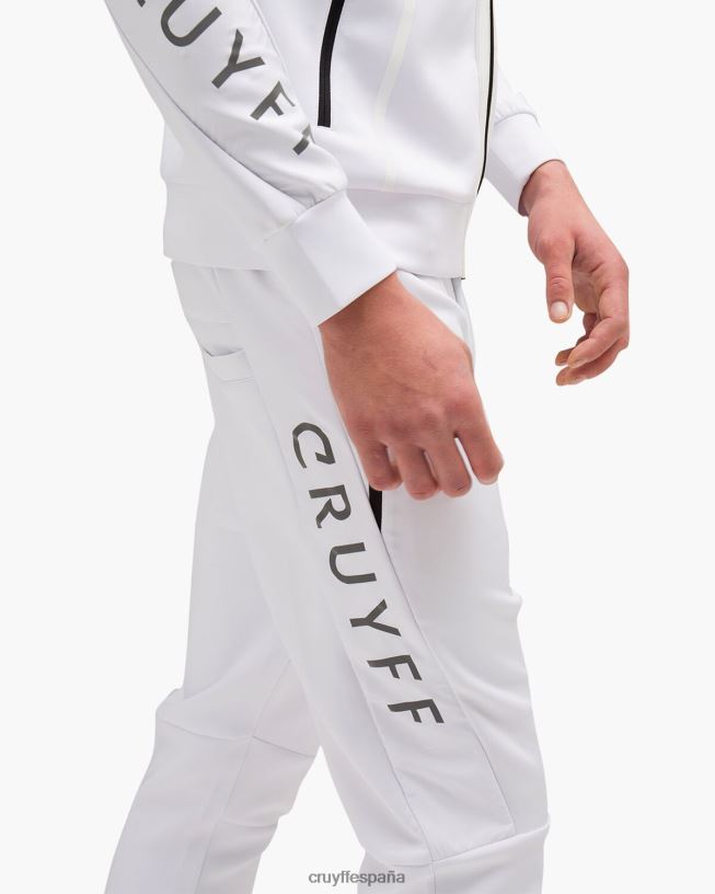 Pantalones de buceo lusso 95  poliéster/5  spandex Cruyff hombres blanco D6DNB792 pantalones