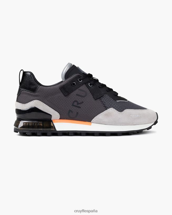 Superbia Cruyff hombres gris/naranja D6DNB1320 zapatillas