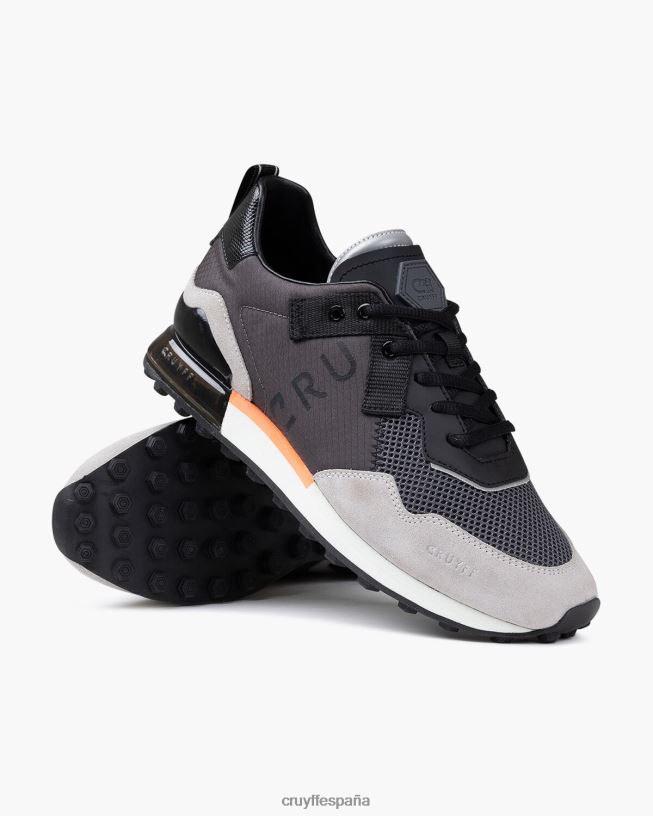 Superbia Cruyff hombres gris/naranja D6DNB1320 zapatillas
