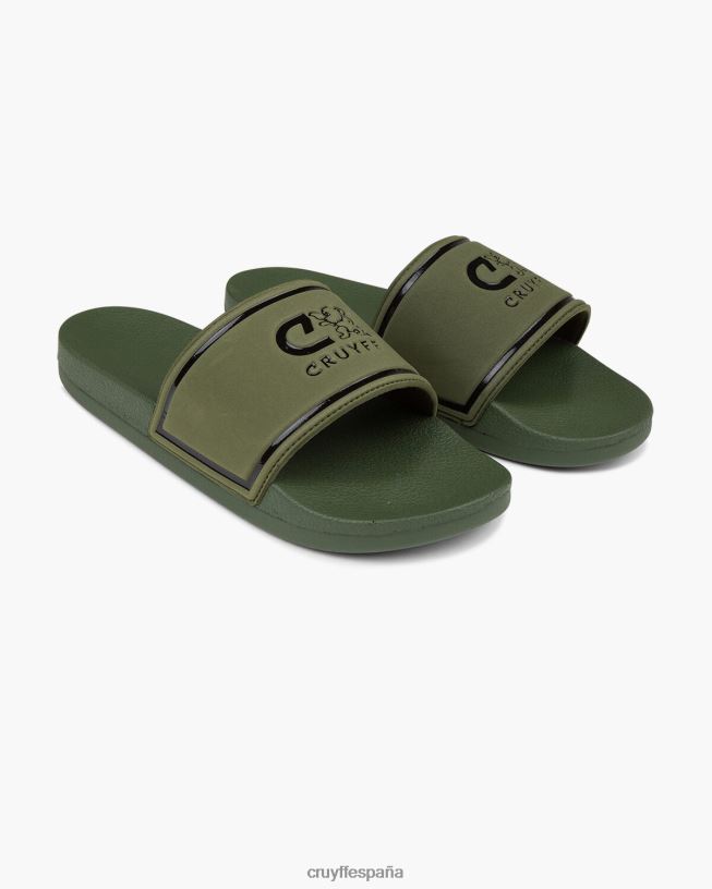 agua copa Cruyff hombres ejercito verde D6DNB814 diapositivas