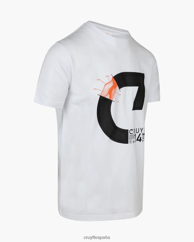 alan ss camiseta Cruyff hombres blanco D6DNB122 camiseta