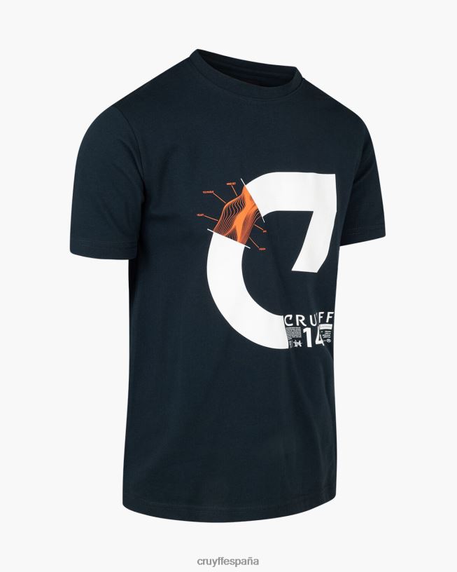 alan ss camiseta Cruyff hombres noches azules D6DNB123 camiseta