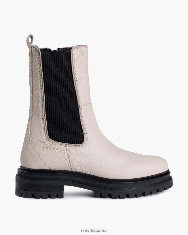 apolo chelsea Cruyff mujer crema D6DNB1030 botas