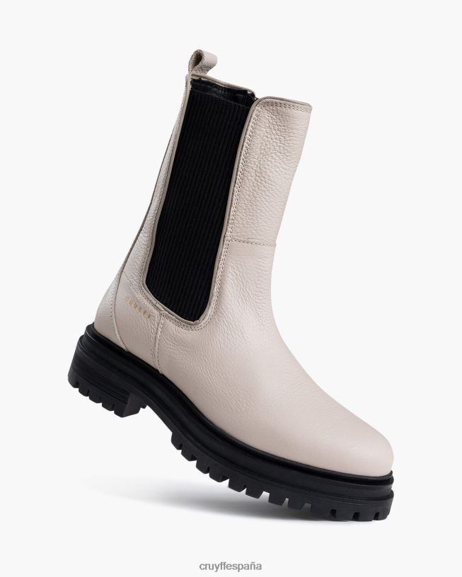 apolo chelsea Cruyff mujer crema D6DNB1030 botas