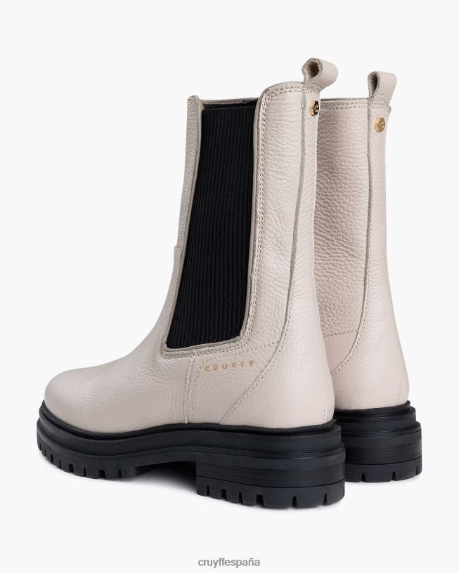apolo chelsea Cruyff mujer crema D6DNB1030 botas