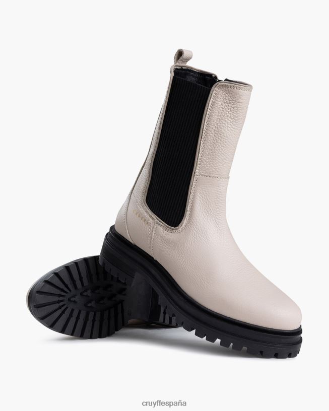 apolo chelsea Cruyff mujer crema D6DNB1030 botas