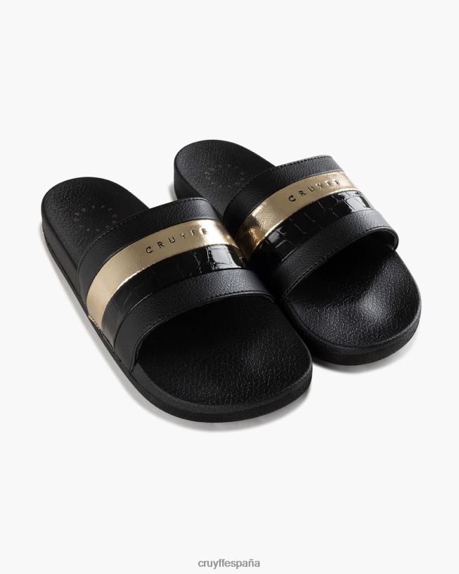 aqua copa bcn Cruyff mujer oro negro D6DNB947 diapositivas