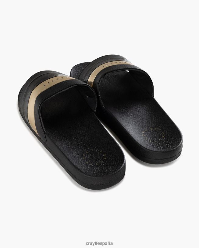 aqua copa bcn Cruyff mujer oro negro D6DNB947 diapositivas