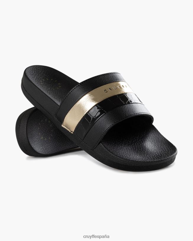 aqua copa bcn Cruyff mujer oro negro D6DNB947 diapositivas