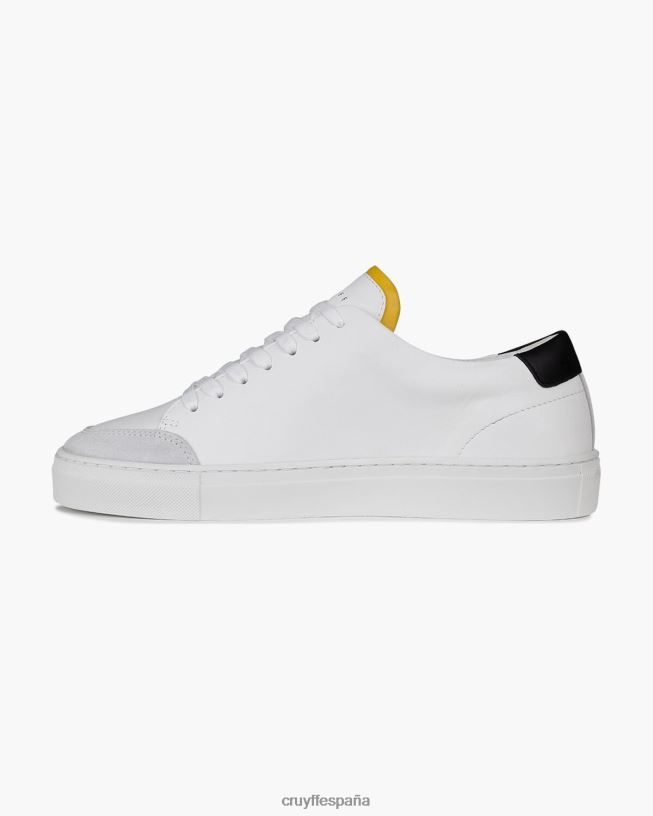 arquitecto de tenis Cruyff hombres blanco amarillo D6DNB547 zapatillas
