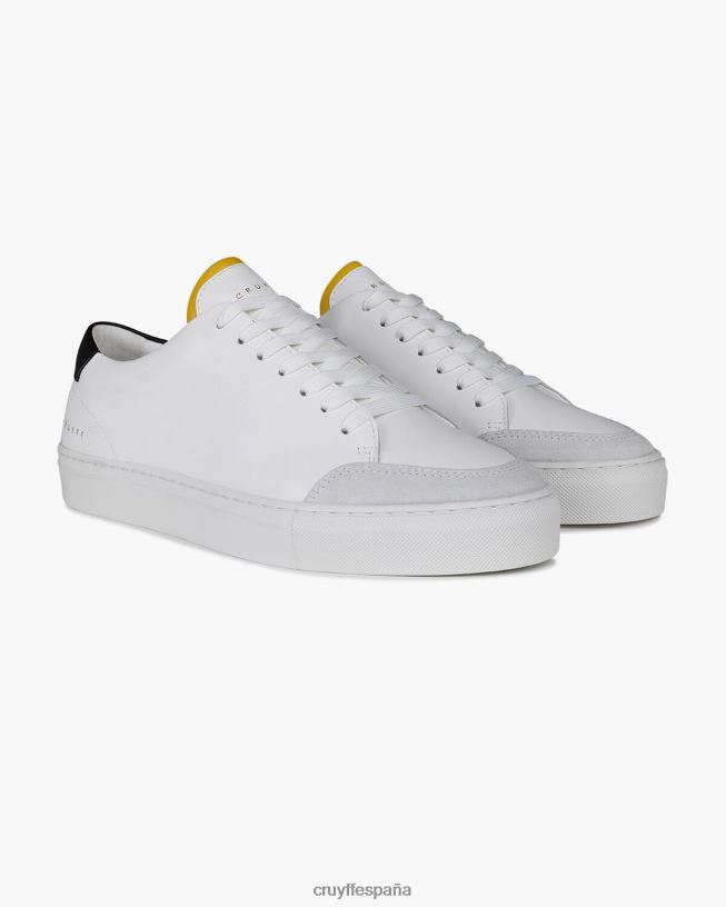 arquitecto de tenis Cruyff hombres blanco amarillo D6DNB547 zapatillas