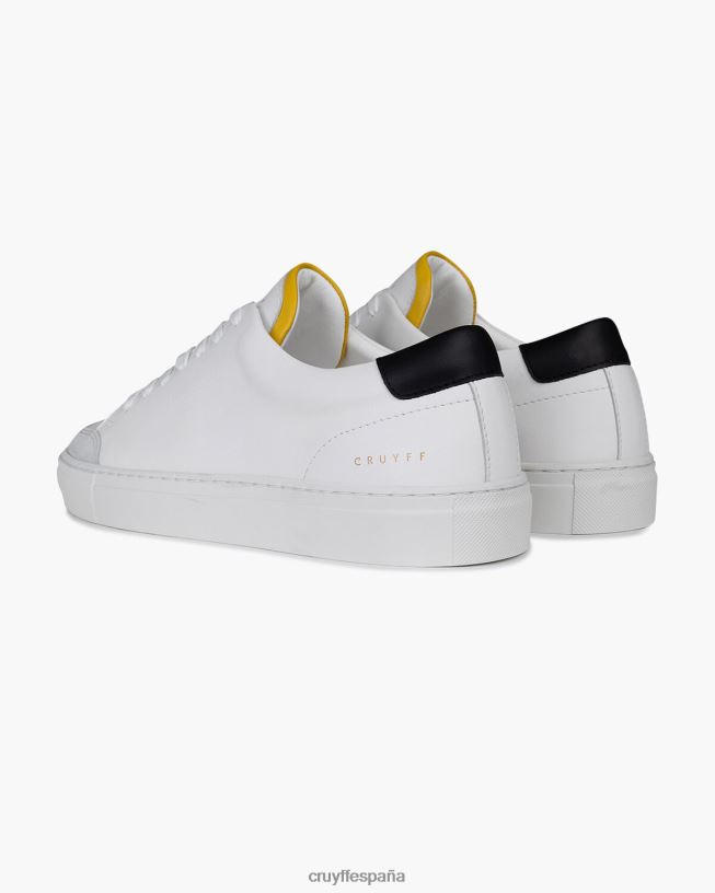 arquitecto de tenis Cruyff hombres blanco amarillo D6DNB547 zapatillas