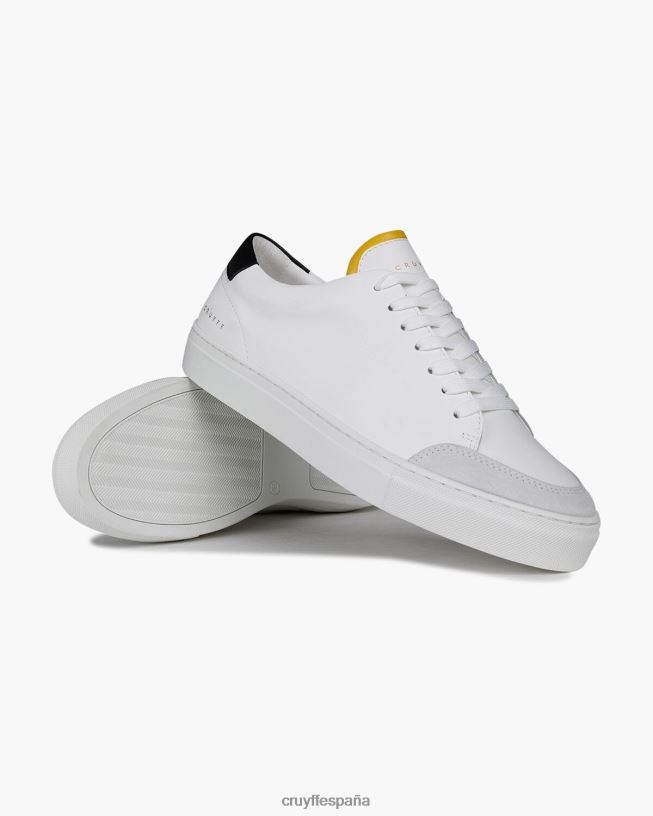 arquitecto de tenis Cruyff hombres blanco amarillo D6DNB547 zapatillas