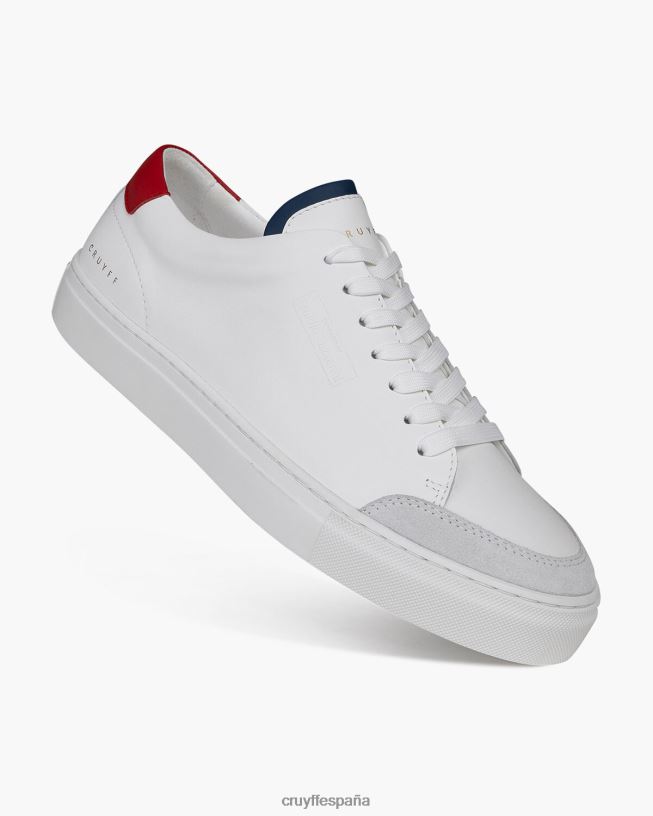 arquitecto de tenis Cruyff hombres blanco rojo D6DNB545 zapatillas