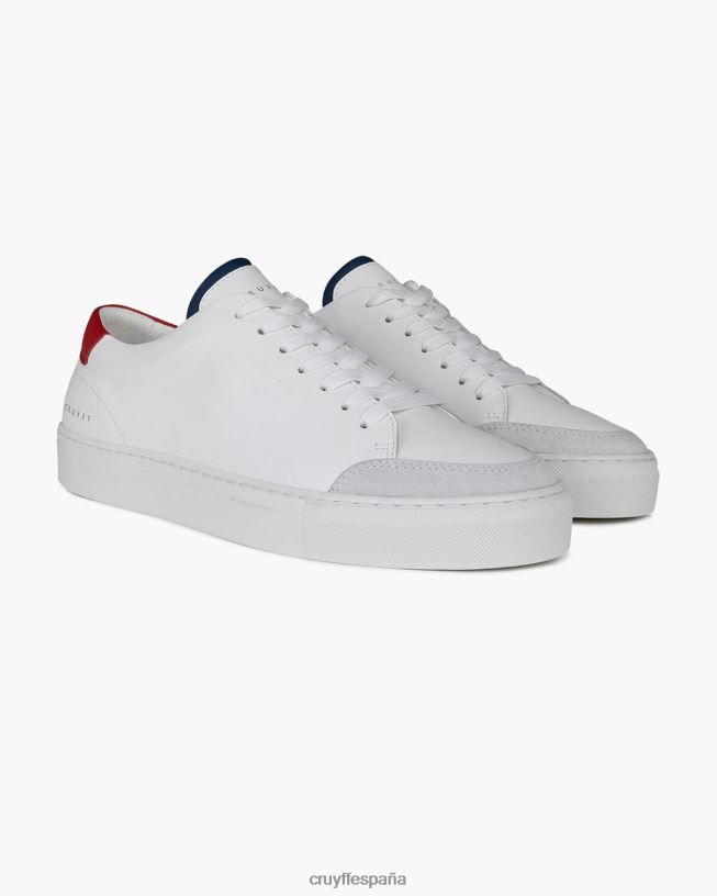 arquitecto de tenis Cruyff hombres blanco rojo D6DNB545 zapatillas