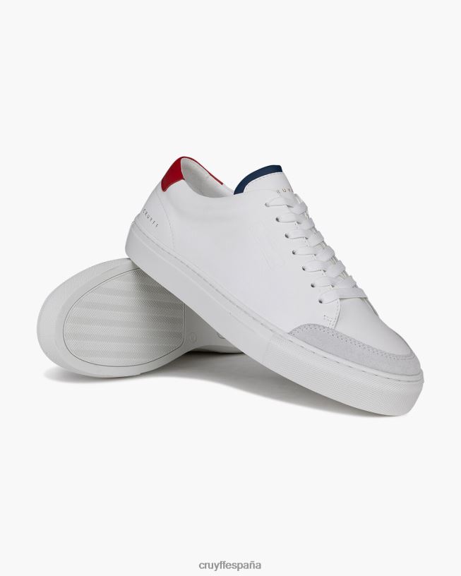 arquitecto de tenis Cruyff hombres blanco rojo D6DNB545 zapatillas