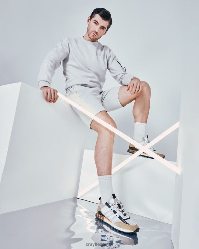 ayudante corto Cruyff hombres gris claro D6DNB115 bermudas