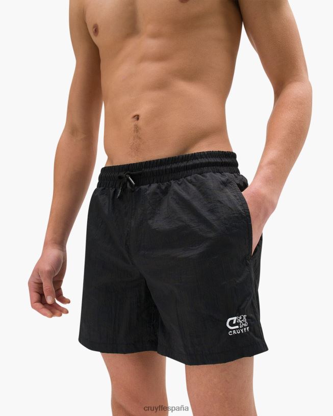 bañador ramir-95 poliéster 5 elastano Cruyff hombres negro D6DNB896 bermudas