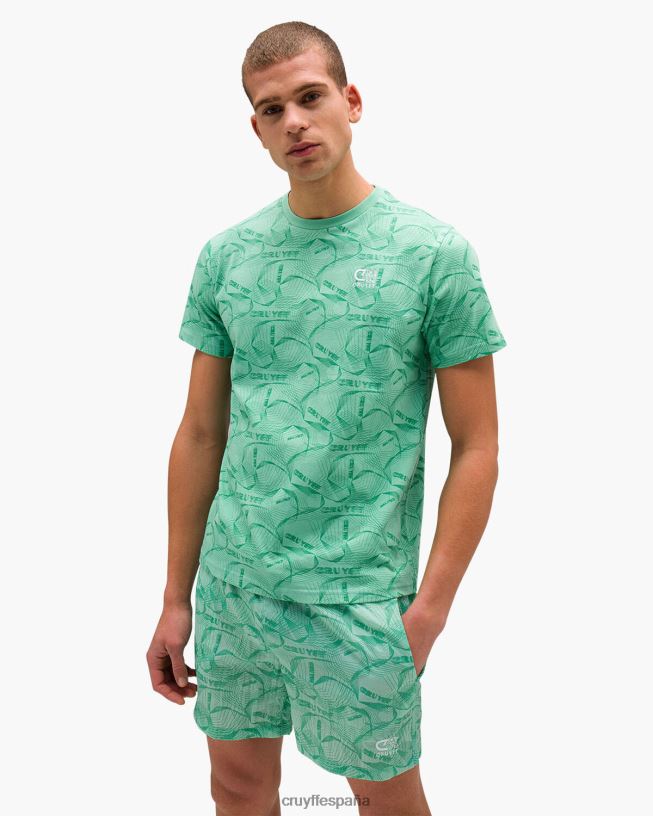 bañador ramir-95 poliéster 5 elastano Cruyff hombres verde D6DNB894 bermudas