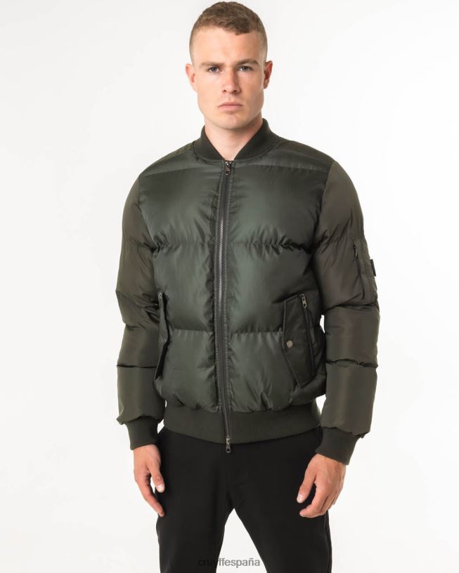 bombardero aneto Cruyff hombres verde D6DNB425 chaqueta