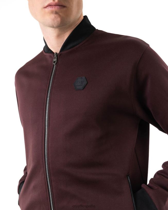 bombardero culebra Cruyff hombres marrón oscuro D6DNB403 chaqueta