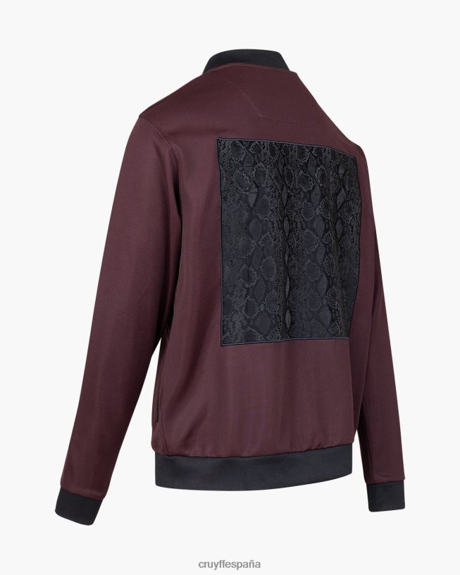 bombardero culebra Cruyff hombres marrón oscuro D6DNB403 chaqueta