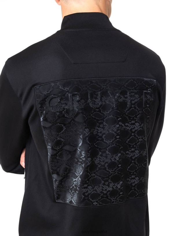 bombardero culebra Cruyff hombres negro D6DNB402 chaqueta