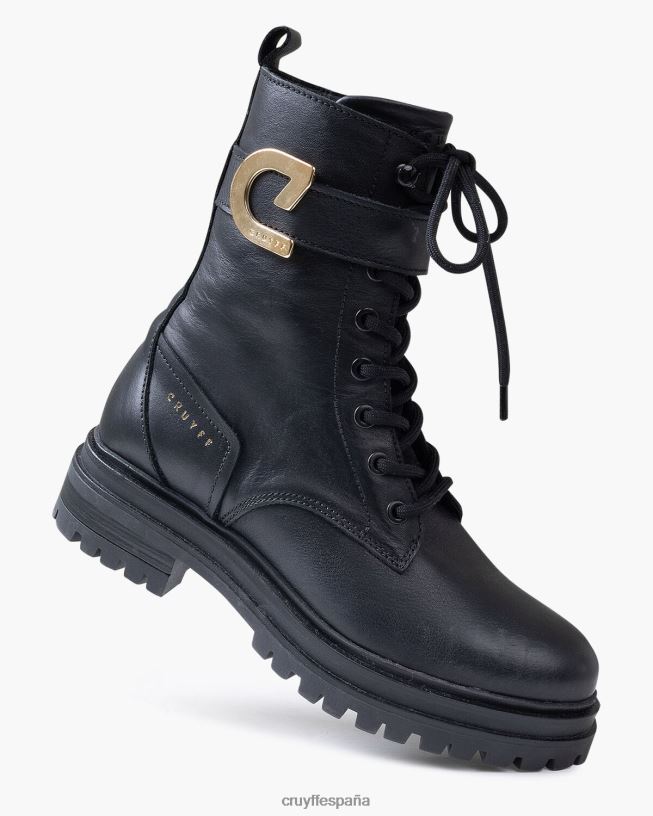 bota de encaje de comando Cruyff mujer negro D6DNB1020 botas