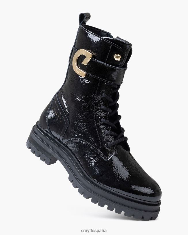 bota de encaje de comando Cruyff mujer negro D6DNB1021 botas