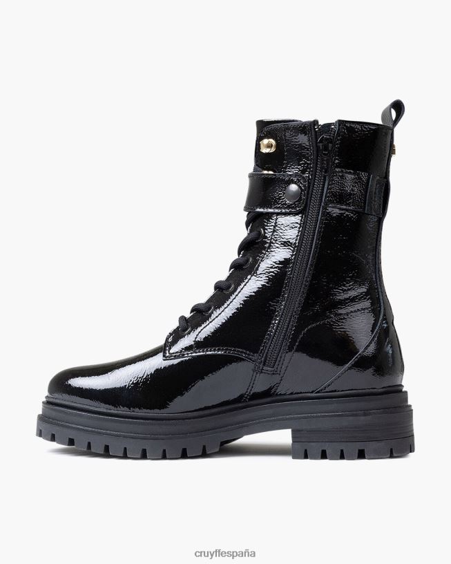 bota de encaje de comando Cruyff mujer negro D6DNB1021 botas