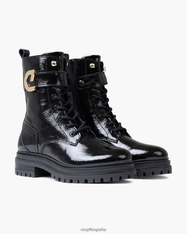 bota de encaje de comando Cruyff mujer negro D6DNB1021 botas