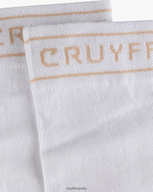 calcetín de rayas Cruyff unisexo Oro blanco D6DNB1248 medias