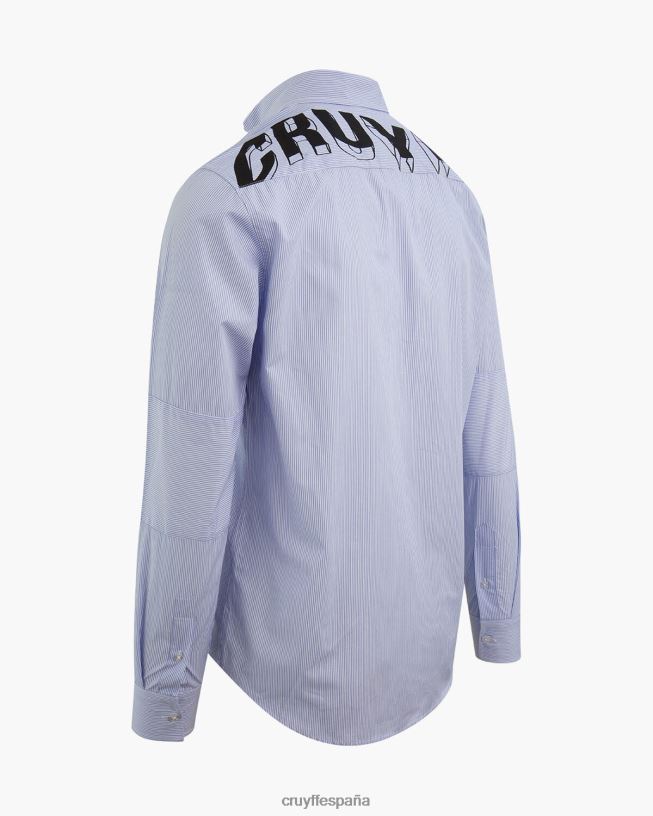 camisa bruno Cruyff hombres azul D6DNB836 camisa
